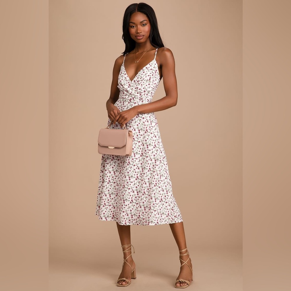 Lulus Floral Dress M